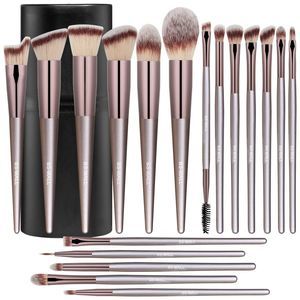Complete Beauty: 18-Piece Premium Synthetic Makeup Brush Set
